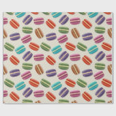 macarons-inpakpapier cadeaupapier (Vlak)