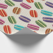 macarons-inpakpapier cadeaupapier (Hoek)