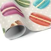 macarons-inpakpapier cadeaupapier (Rol Hoek)