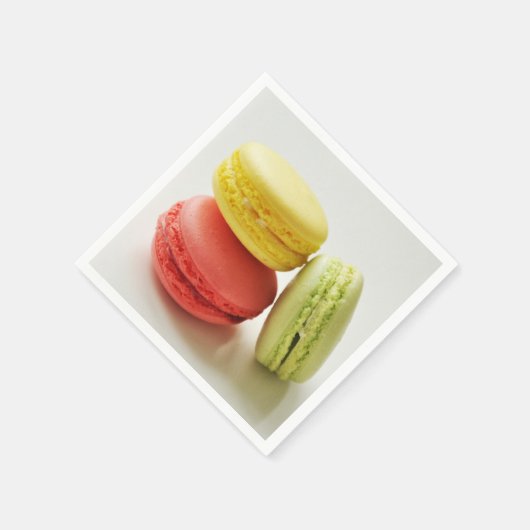 Macarons / Macarons papieren servetten (Hoek)
