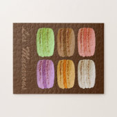 Macarons, meerkleurige pastels legpuzzel (Horizontaal)