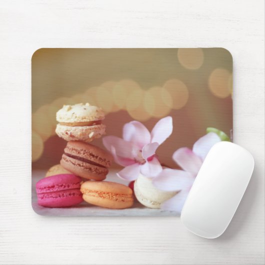 Macarons Mousepad Muismat (Met muis)