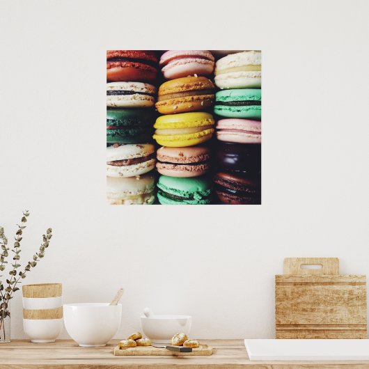 Macarons, New Orleans Poster (Keuken)