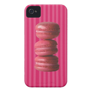 Macarons op Franse strepen Case-Mate iPhone Case