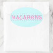 Macarons Ovale Dessert Tafel Sticker (Tas)
