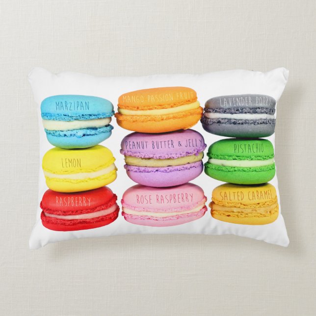 Macarons Pillow Accent Kussen (Voorkant)