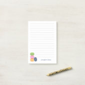 Macarons Post-it® Notes (Op bureau)