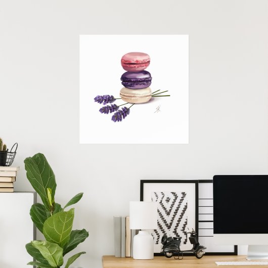 Macarons Poster (Thuiskantoor)