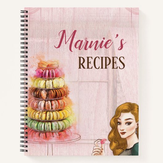 Macarons Receptenboek Notitieboek (Voorkant)