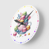 Macarons Reloj de pared Ronde Klok (Hoek)