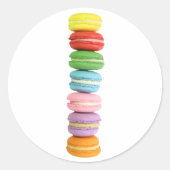 Macarons Ronde Sticker (Voorkant)