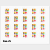Macarons Ronde Sticker (Vel)