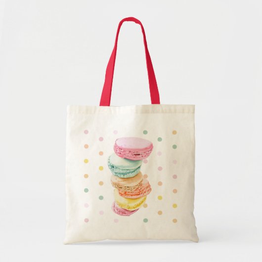 Macarons stippen Bag Tote Bag (Voorkant)