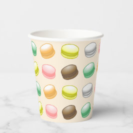 Macarons Sweet 16 Feestje Papieren Bekers