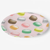 Macarons Sweet 16-feestje Papieren Bordje (Gekanteld)
