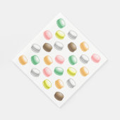 Macarons Sweet 16-feestje Servet (Hoek)