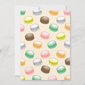 Macarons Sweet 16 Party Kaart (Achterkant)