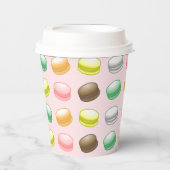 Macarons Sweet 16 Party Papieren Bekers (Voorkant)