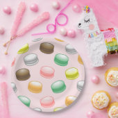 Macarons Sweet 16 Party Papieren Bordje (Feest)