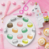 Macarons Sweet 16 Party Papieren Bordje (Feest)