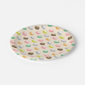 Macarons Sweet 16 Party Papieren Bordje (Gekanteld)