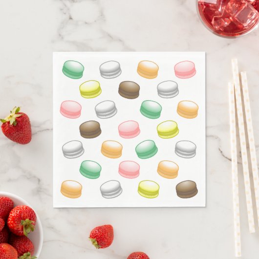 Macarons Sweet 16 Party Servet (Insitu)