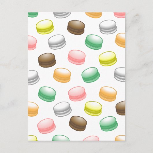 Macarons Sweet 16 Verjaardagsansichtkaart Briefkaart (Voorkant)