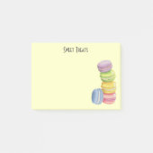 Macarons Sweet-behandelingen Post-it® Notes (Voorkant)