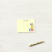 Macarons Sweet-behandelingen Post-it® Notes (Op bureau)