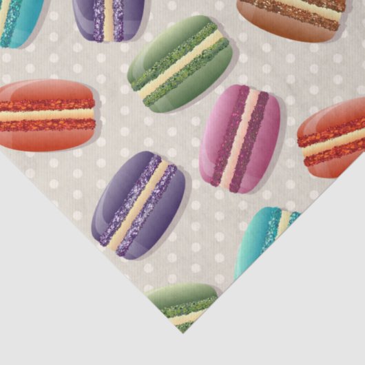 macarons tissuepapier (Detail)