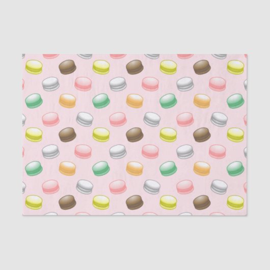 Macarons Tissuepapier (Voorkant)