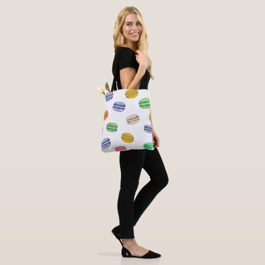 Macarons Tote Bag (Op model)