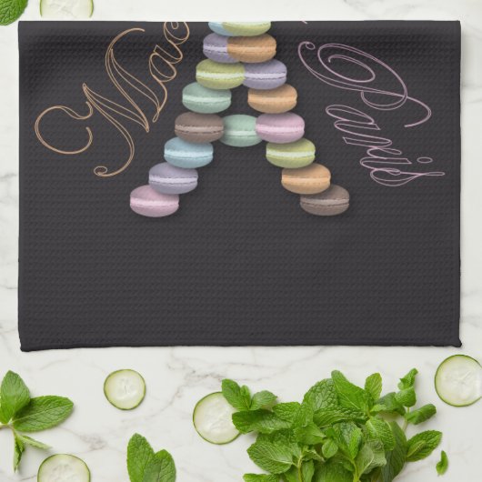 Macarons uit de Parijse handdoek (Gevouwen)