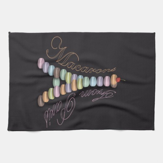 Macarons uit de Parijse handdoek (Horizontaal)