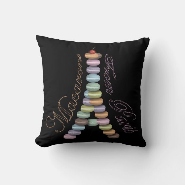 Macarons uit de Parijse loods Kussen (Voorkant)