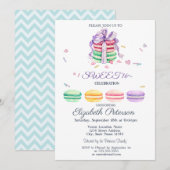 Macarons Zigzag Frans Sweet 16 Kaart (Voorkant / Achterkant)