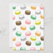 Macarons zoet 16 bedankkaart (Achterkant)