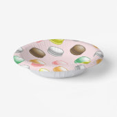 Macarons zoet 16 papieren kommen (Gebogen)