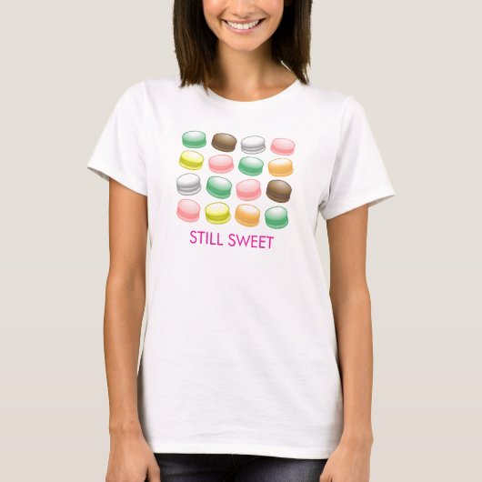 Macarons zoet 16 t-shirt (Voorkant)