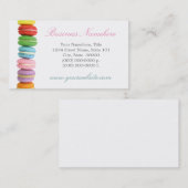 MacaronVisitekaartjes Visitekaartje (Voorkant / Achterkant)