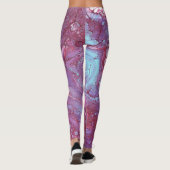 Macaroon 2 Blauw & Paars Leggings (Achterkant)