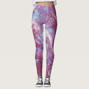 Macaroon 2 Blauw & Paars  Leggings