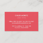 Macaroon Bakery Visitekaartje (Achterkant)