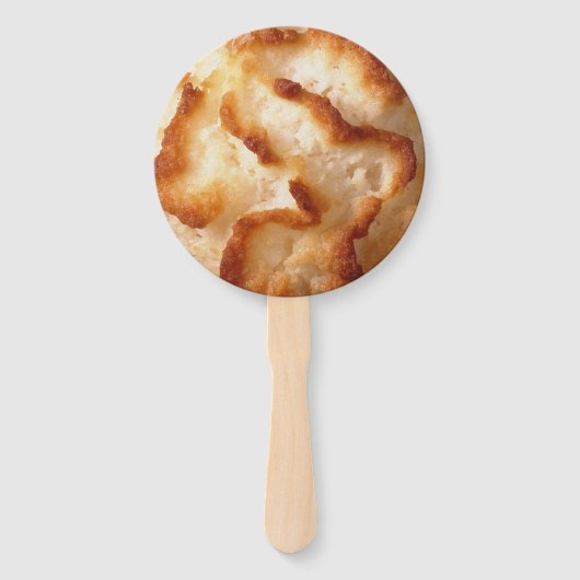 Macaroon Cookie Afbeelding Handwaaier (Voorkant)