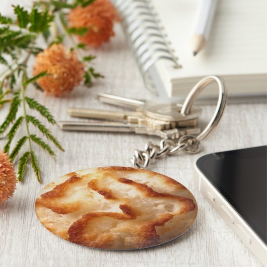 Macaroon Cookie Afbeelding Sleutelhanger (Zijkant)