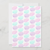 Macaroon Cookies Bunch Pastel Vrijgezellenfeest Br Kaart (Achterkant)