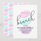 Macaroon Cookies Bunch Pastel Vrijgezellenfeest Br Kaart (Voorkant / Achterkant)