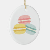 Macaroon Cookies Keramisch Ornament (Rechts)