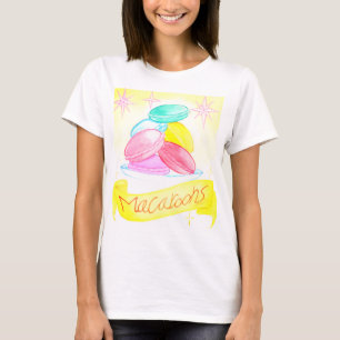 Macaroon Dag vrouwen wit T-shert T-shirt