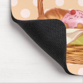 Macaroon en cupcake kitten muismat (Hoek)